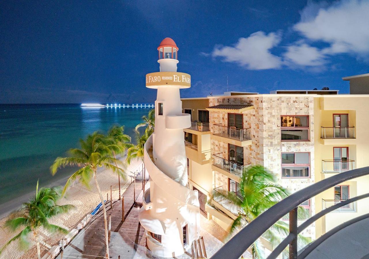 Beachfront 1 Bedroom Condo - El Faro, Surf 407 普拉亚卡门 外观 照片